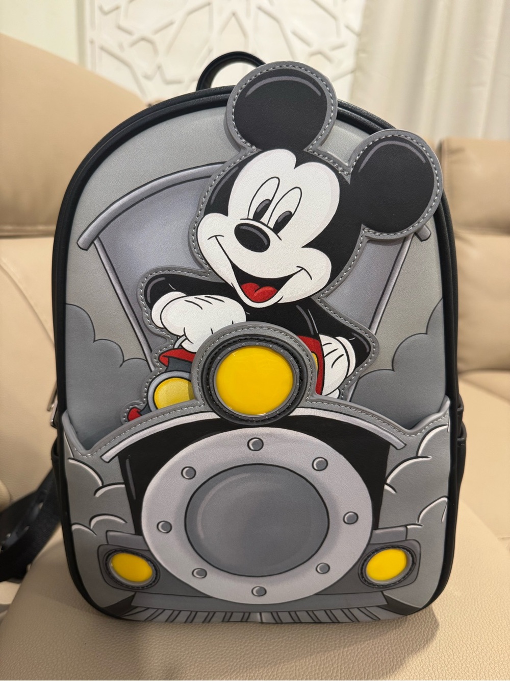 Loungefly Disney Mickey Mouse train conductor Backpack